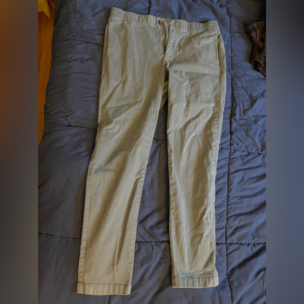 Bonobos Light Khaki Greenish Color Chinos